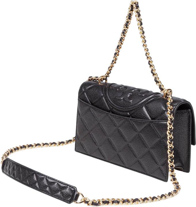 Produktbild Tory Burch fleming small leather crossbody bag color black