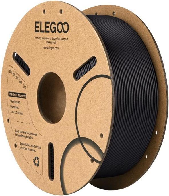Elegoo PLA-CF Filament (Black) (PLA, 1000 g)