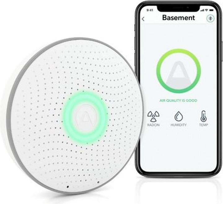 Actual product image Airthings Wave Radon Smart Radon Detector