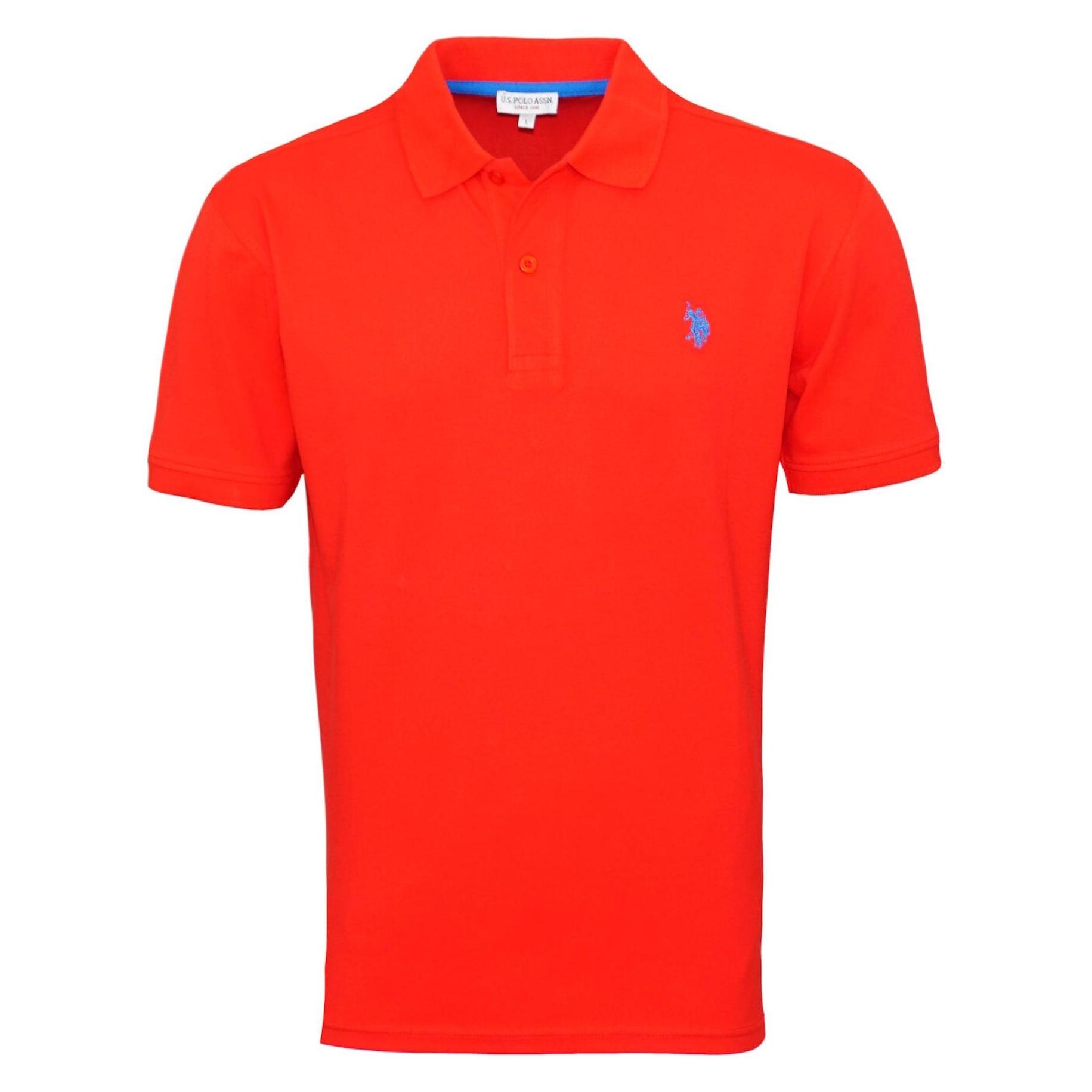 U.S. Polo, Herren, Shirts, Shirt Poloshirt Basic Polo Shortsleeve - 4234, Rot, (Xxl)