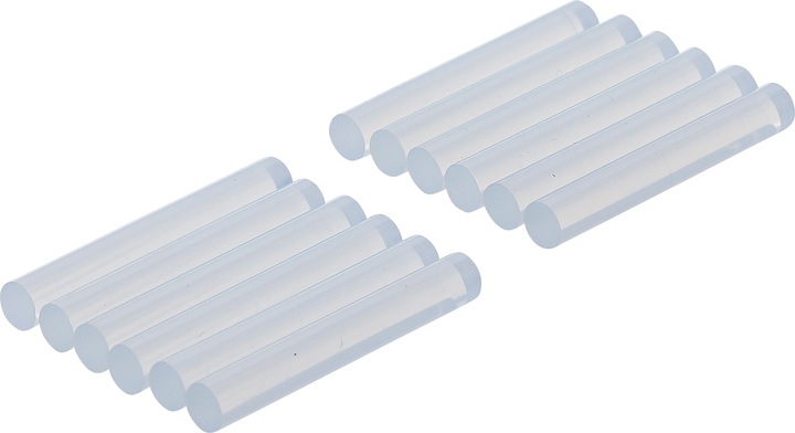 Immagine prodotto BGS Cartucce per colla a caldo trasparente Ø 7,5 mm, 50 mm 12 pz.