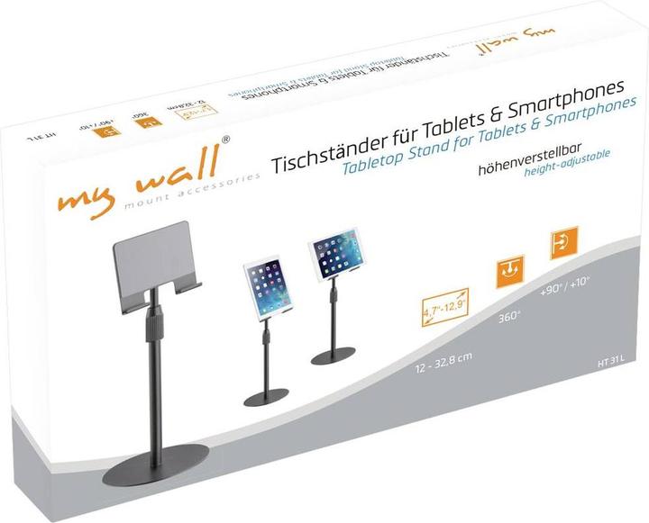 Image du produit myWall Support de table réglable en hauteur pour tablettes et smartphones