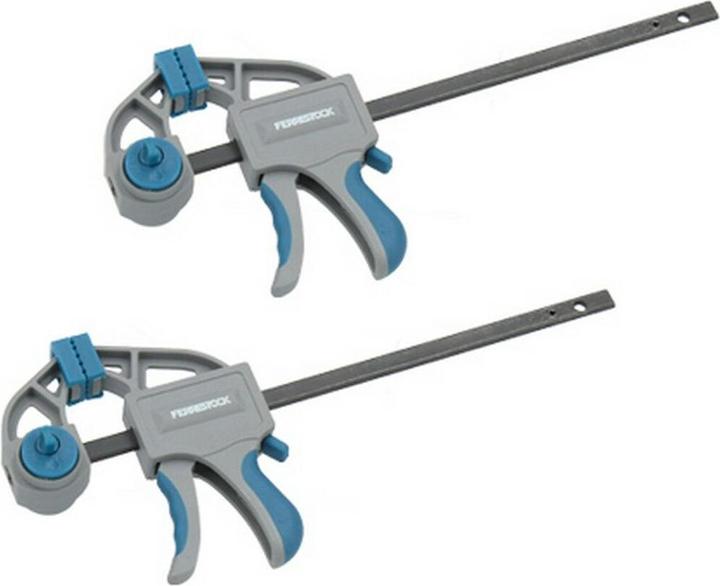 Produktbild FSK Einhand-Schraubzwinge 215 mm Stahl Kunststoff (2 pcs) (215 mm)