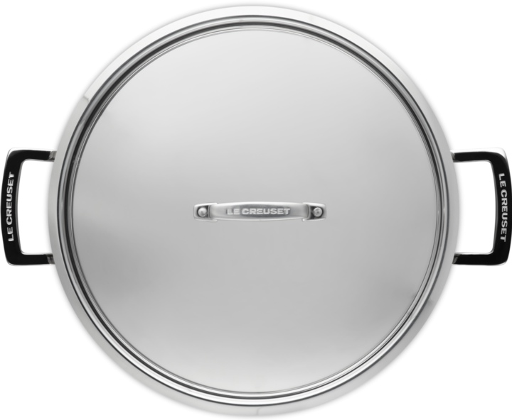 Productafbeelding Le Creuset Serveerpan 3-PLY (30 cm, Koekenpan, Roestvrij staal, Chroomstaal, Aluminium)