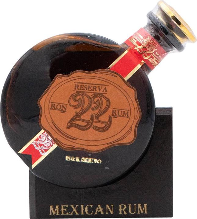 Actual product image El Ron Prohibido Rum 22 Reserva Ron Prohibido SA Guanajuato Mexico (6 x 70 cl)