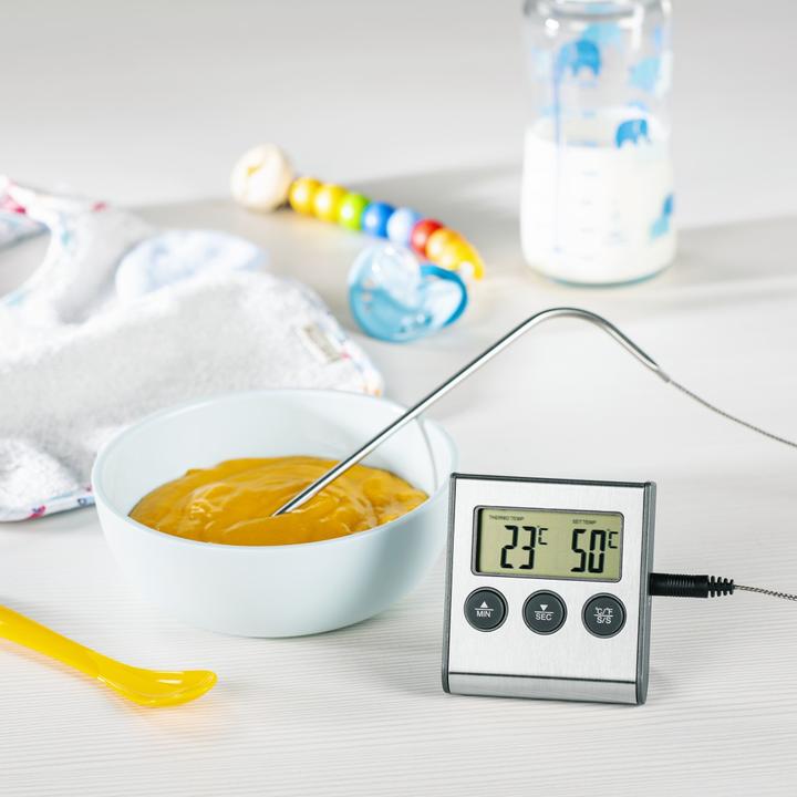 Produktbild Xavax Back-/Bratenthermometer Digitales Bratenthermometer mit Timer, Kabelsensor
