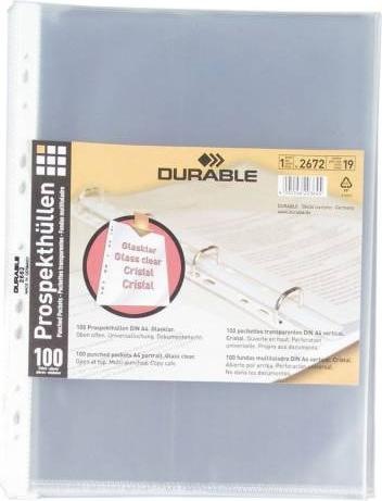 Produktbild Durable Prospekthülle (A4, 100 x)
