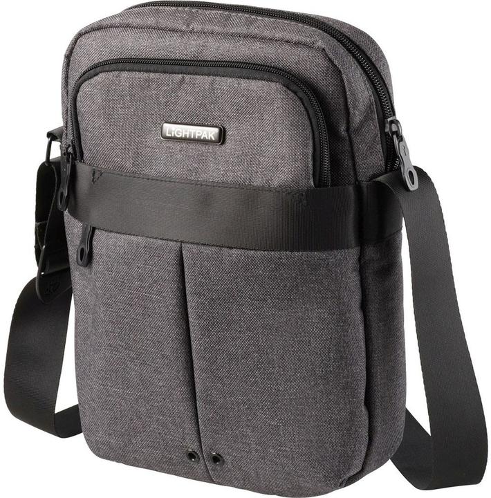 Immagine prodotto Lightpak Borsa a tracolla "EPSILON", poliestere, grigio