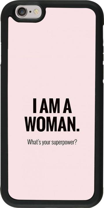 Produktbild PhoneLook Hülle Silikon schwarz I am a woman (Apple iPhone 6)