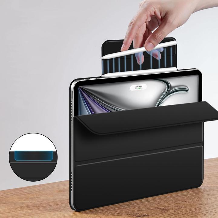 Produktbild 4Kom Tech-Protect Smartcase Magnetic für iPad Air 13" 2024 / 2025 - Schwarz (Apple iPad Air 13 2024, Apple iPad Air 13 2025)