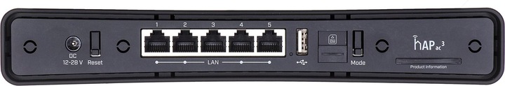 Immagine prodotto MikroTik hAP acü LTE6 Kit, Dual 2.4/5GHz AP, 802.11a/ac/b/g/n, 5xLAN, USB per prodotti LTE di stoccaggio