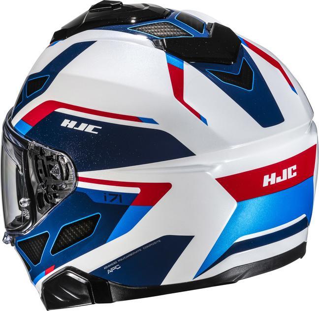 Image du produit HJC i71 Zest MC21 Integralhelm Schwarz / Weiss / Blau / Rot XL (XL, 60 - 61 cm)
