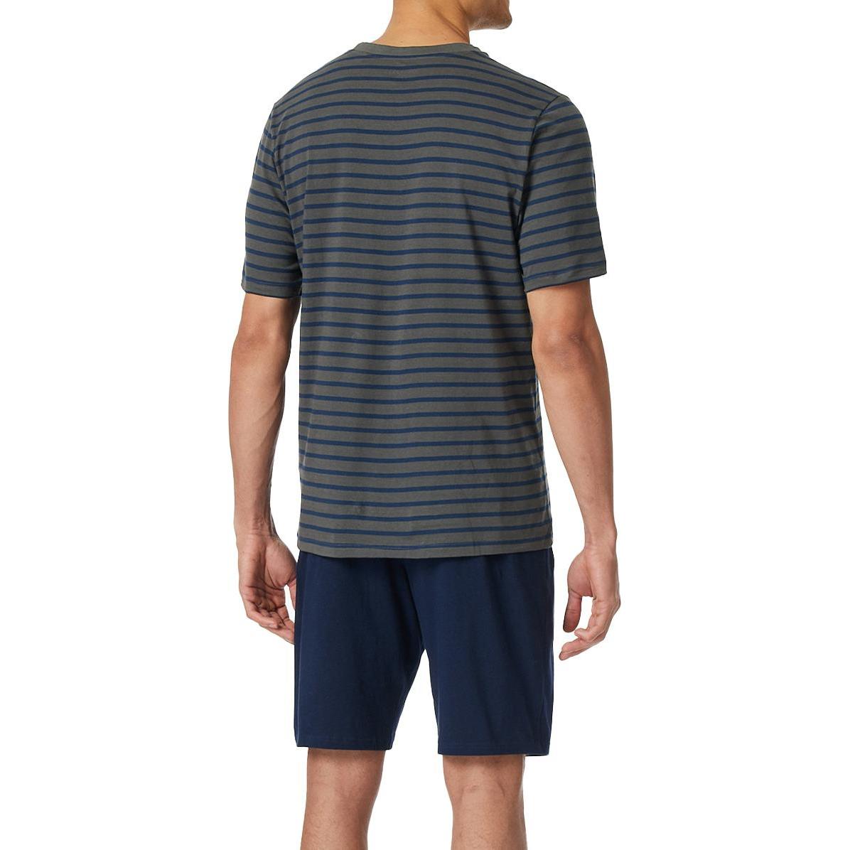 Thumbnail - Schiesser, Herren, Pyjama, Schlafanzug kurz, Grau, (XL)