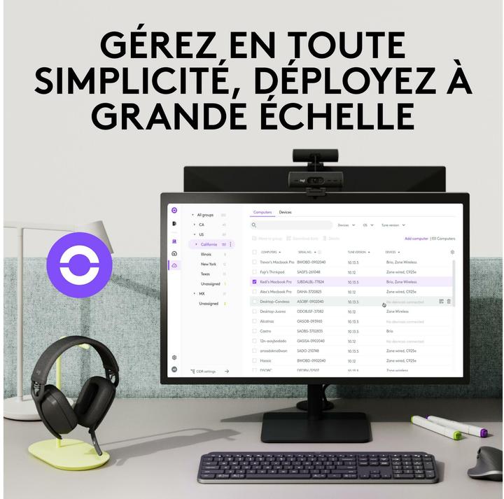Actual product image Logitech Zone Vibe (Wireless, USB-C, Microsoft teams)