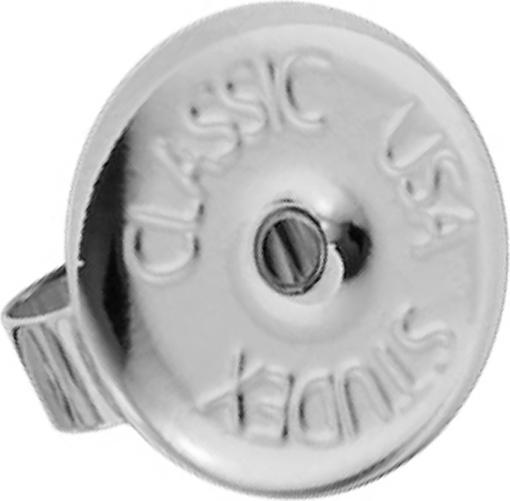 Produktbild Studex Ohrstecker Verschluss rund silber Ø 6 mm (Titan)