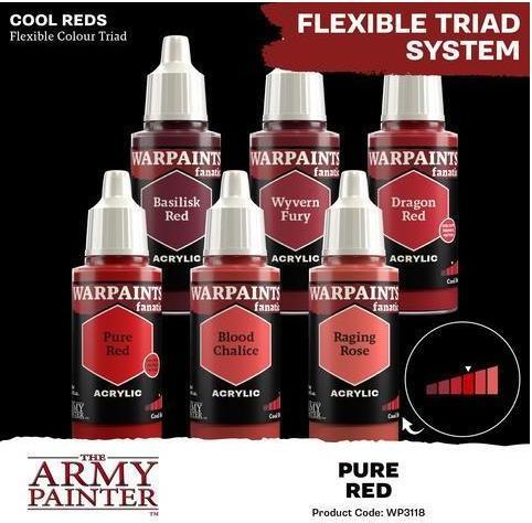 Actual product image The Army Painter Colour Warpaints Fanatic: Pure Red 18 ml