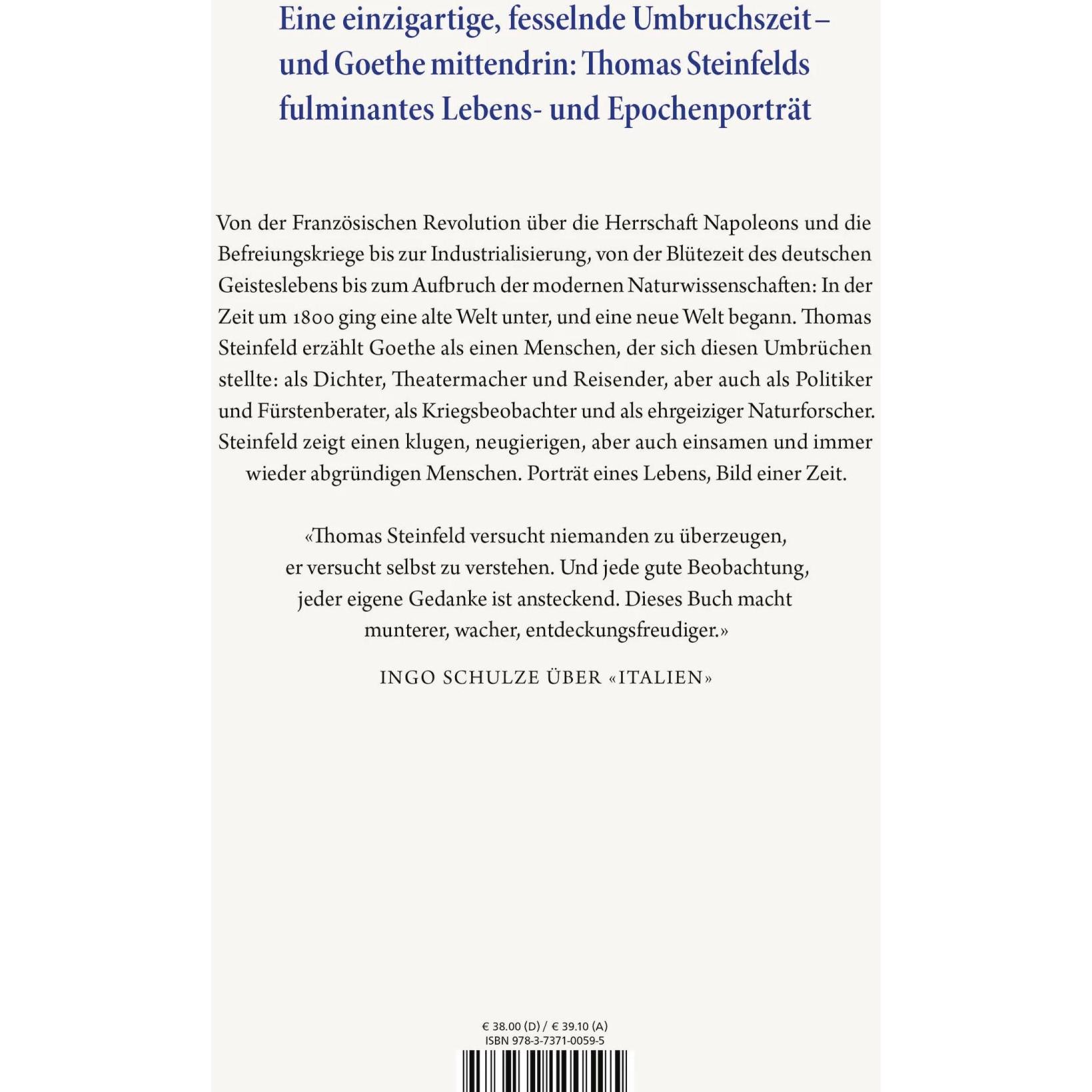 Thumbnail - Goethe, Sachbücher von Thomas Steinfeld