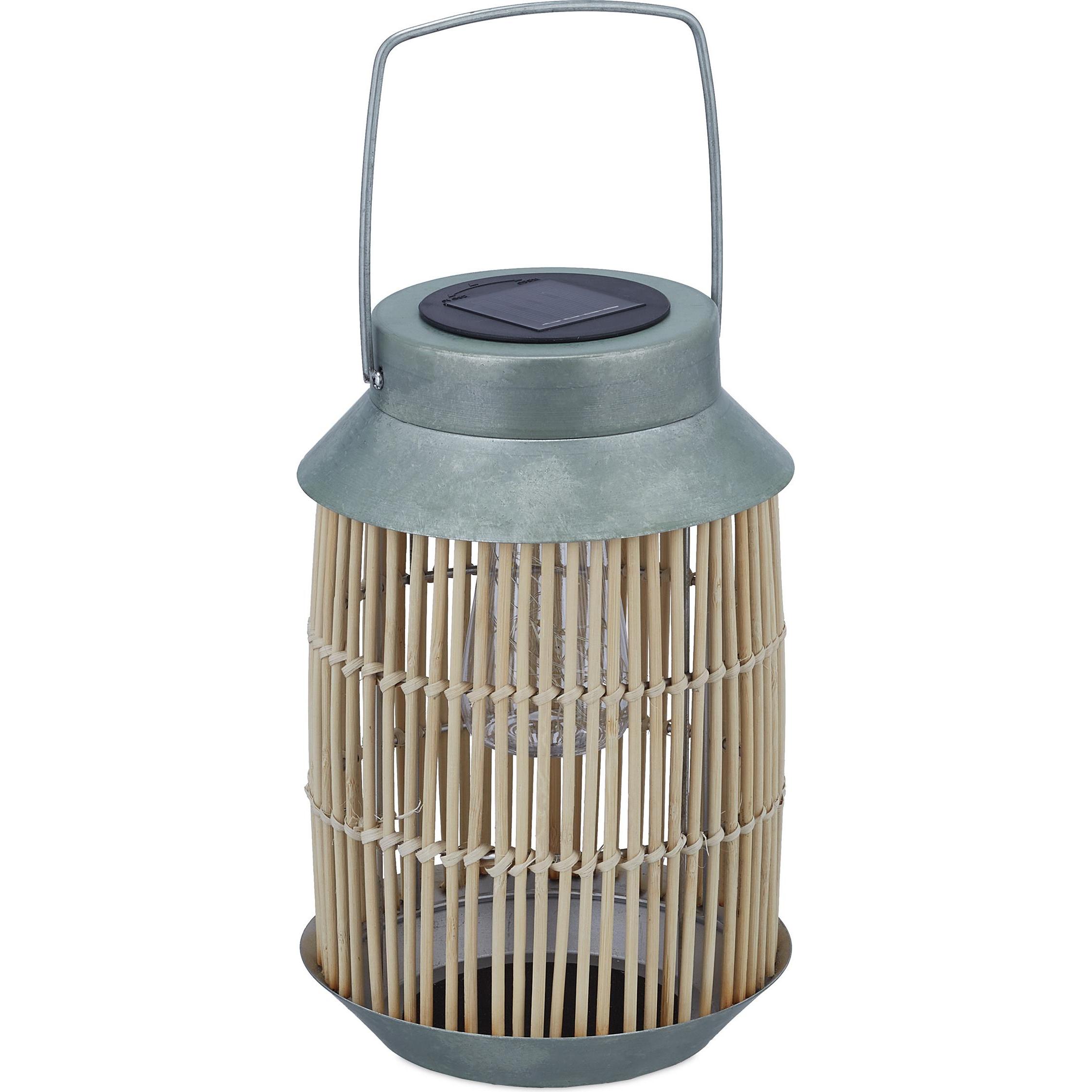 Relaxdays, Gartenbeleuchtung, Solarlampe (24 lm)