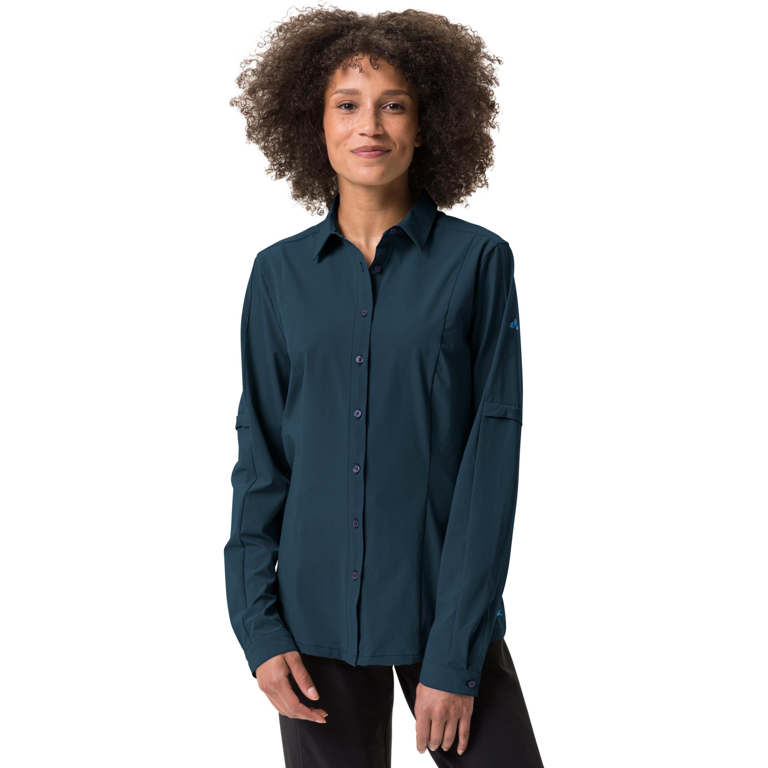 Vaude, Damen, Hemd, Farley, Blau, (XS)