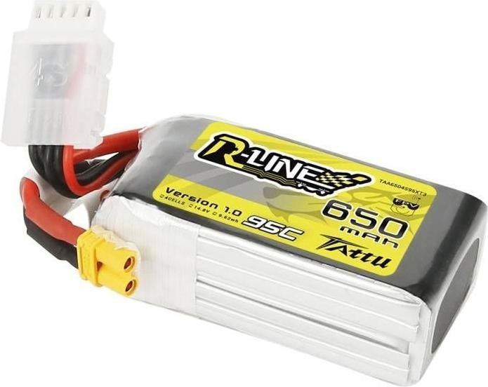 Produktbild Tattu Modellbau-Akkupack (LiPo) 14.8 V 650 mAh Zellen-Zahl: 4 95 C Softcase XT30 (14.80 V, 650 mAh)