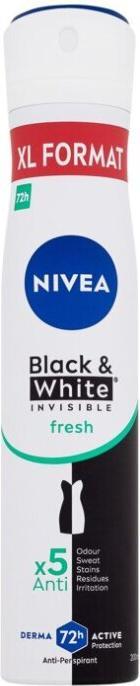 Immagine prodotto NIVEA ack & White Invisible Fresh Anti-Perspirant - Spray Antitraspirante 200ml (L) (Getto vaporizzato, 200 ml)
