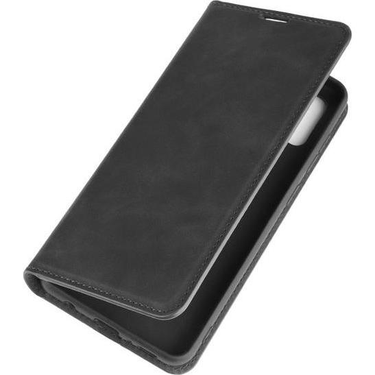 Thumbnail - MU Classic Classic V Leder Bookcover Series (Samsung Galaxy A21s), Smartphone Hülle, Schwarz