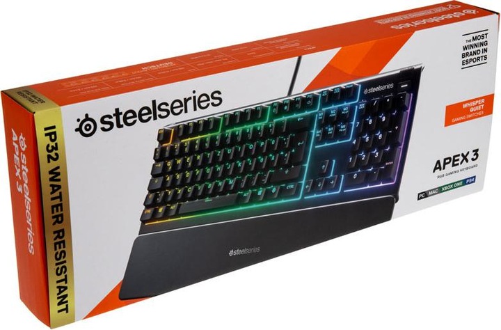 Immagine prodotto SteelSeries Apex 3 (DE, Cablato)