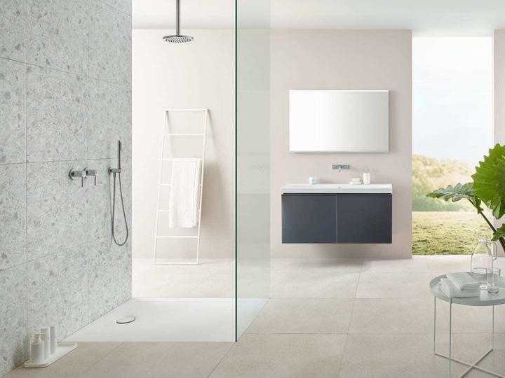 Produktbild Geberit Acanto Waschtisch 501.880, ohne Hahnlöcher, mit Überlauf, 1200x480 mm (480 mm, 1200 mm)
