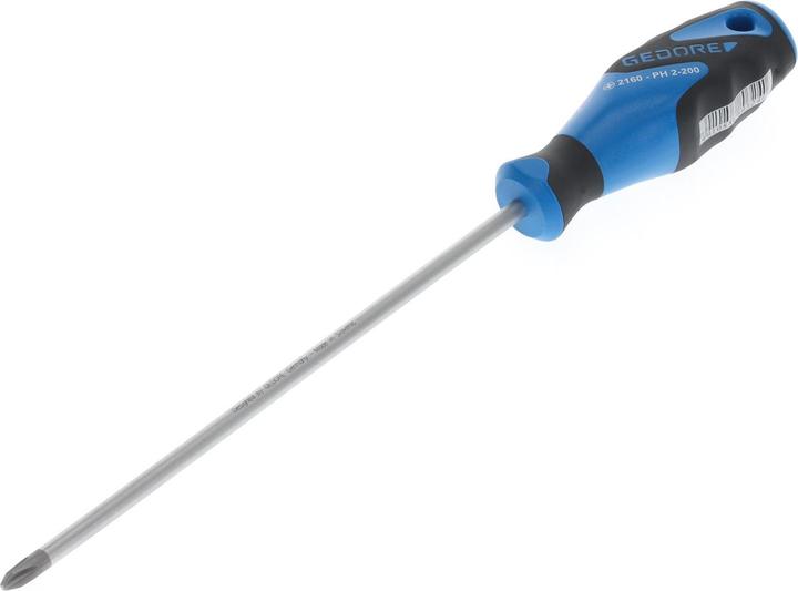 Actual product image Gedore 2160 PH 2-200 3C-Screwdriver, cross recess PH 2, 200 mm (Phillipps cross recess (PH))
