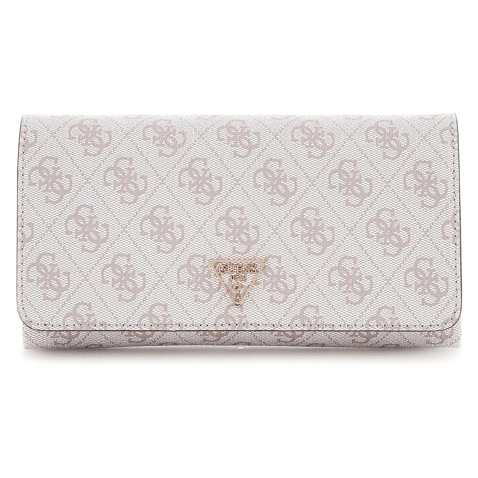 Guess, Damen, Handtasche, Noelle Ii Xbody Flap Organizer, Weiss, Braun