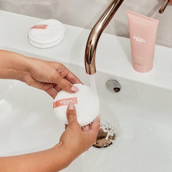 Immagine prodotto Eggo Magic Pads - Dischetti di cotone struccanti per tutti i tipi di pelle - Confezione da 3 (Salviette detergenti per il viso)