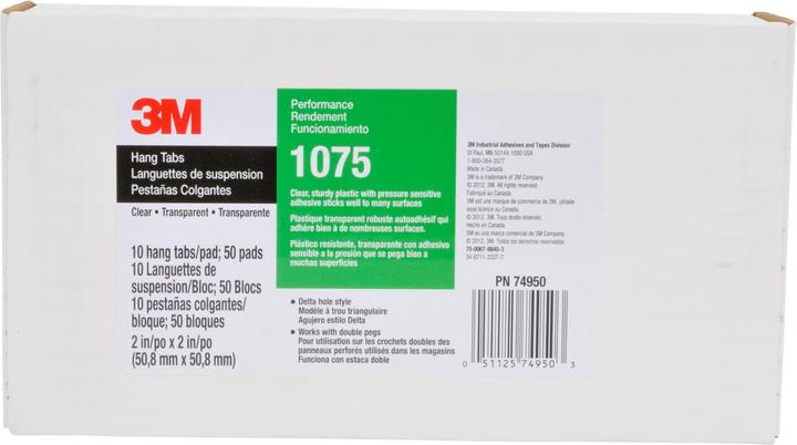 Produktbild 3M Scotch Hang Tabs mit Delta-Lochung (0.05 mm)