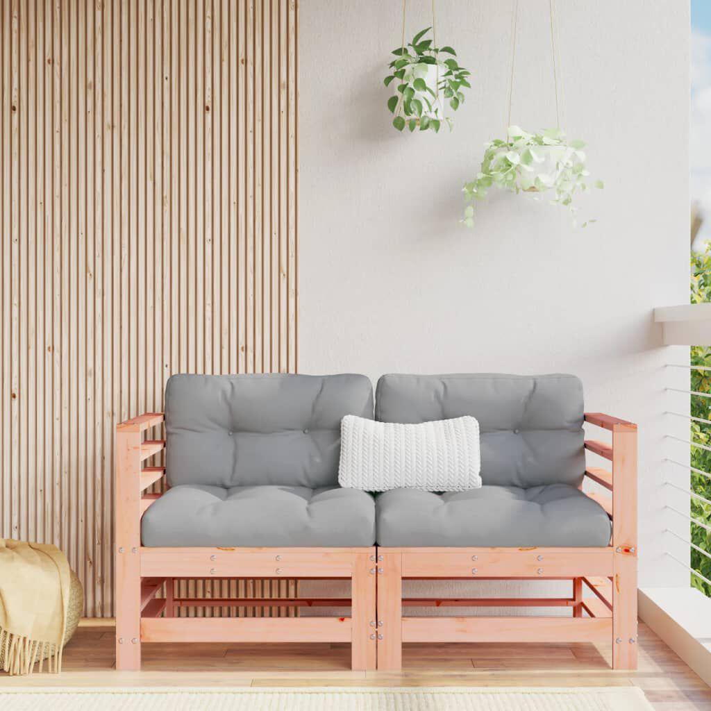 VidaXL, Gartenlounge, Garten-Ecksofas 2 Stk. Massivholz Douglasie,Material