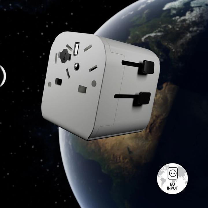 Actual product image SBS Universal-Reiseadapter – EU 2xUSB-A – weiss