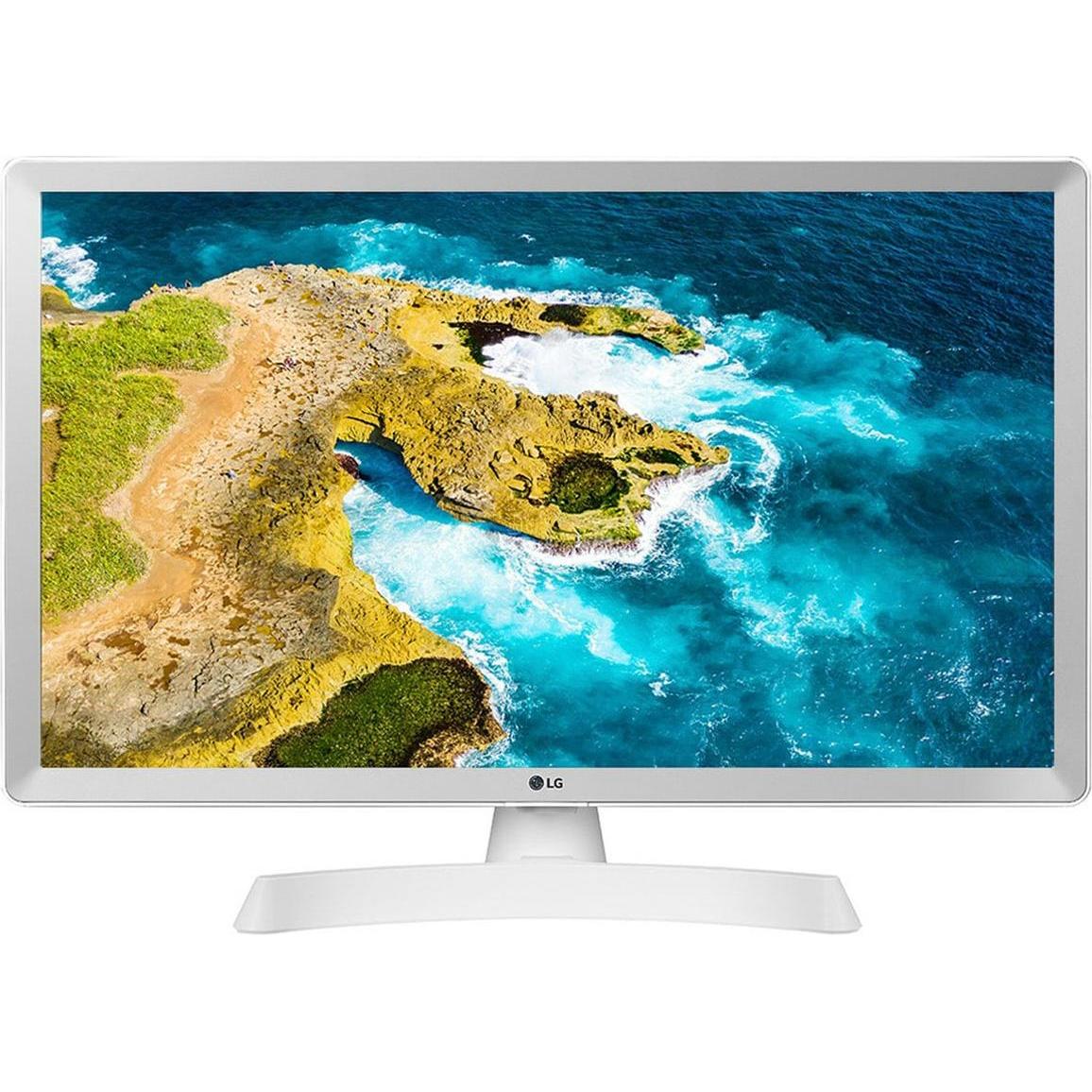 LG 24TQ510S (1366 x 768 Pixel, 23.60"), Monitor, Weiss