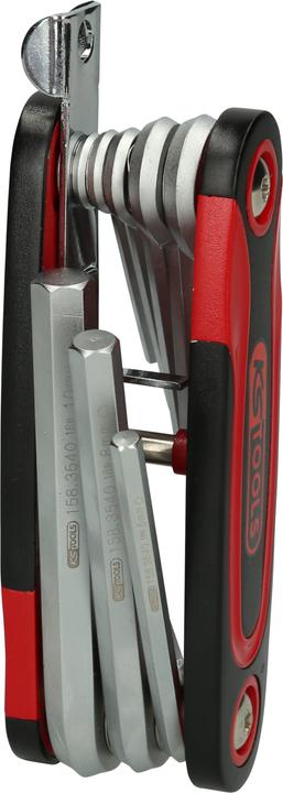 Productafbeelding KS Tools L-sleutel in opvouwbare houder