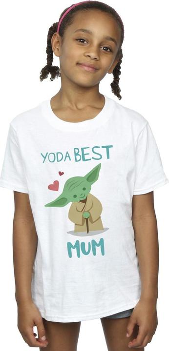 Produktbild Star Wars Yoda Best Mum TShirt Mädchen (128)