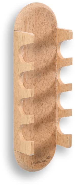 Actual product image Legamaster Pen Holder Wooden Glass Board, Light Brown