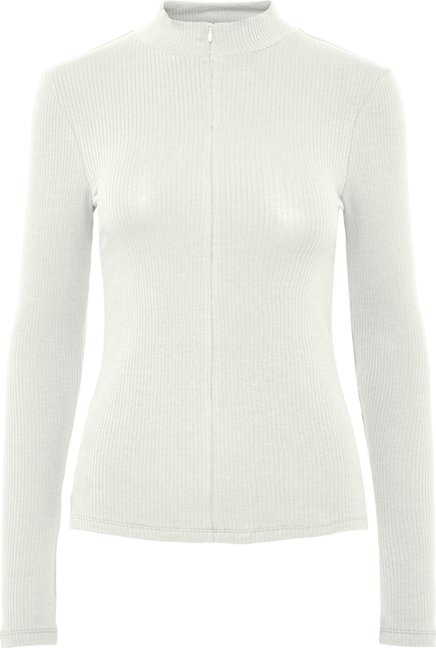 Pieces Pckitte Zip Ls T-Neck Top Noos Bc
