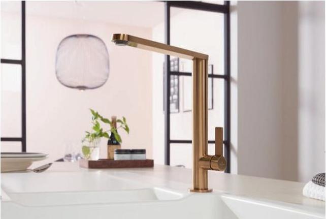 Actual product image Villeroy & Boch Finera kitchen tap, stainless steel