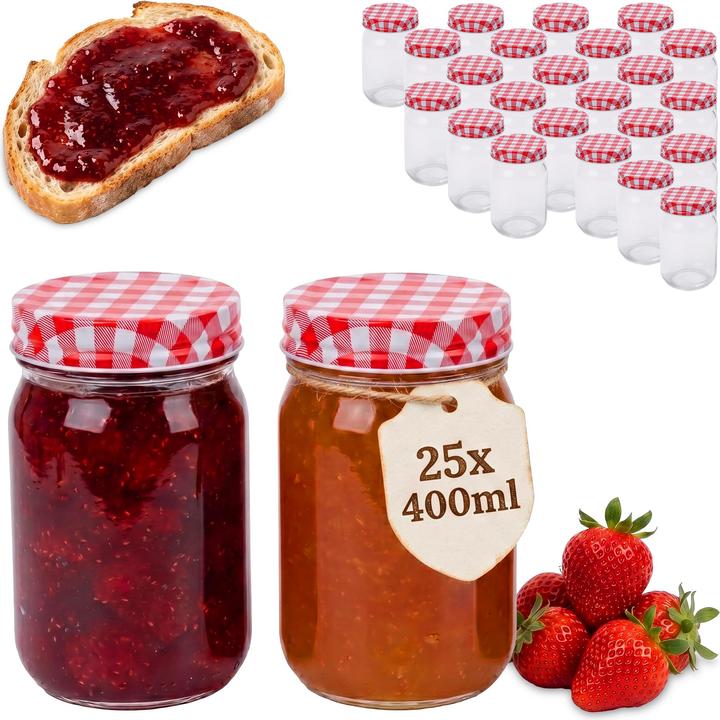 Produktbild Relaxdays Einmachgläser-Set (0.40 l)