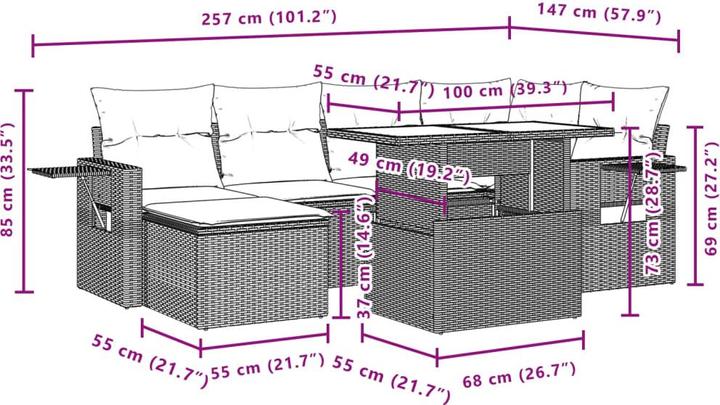 Produktbild vidaXL Clayton