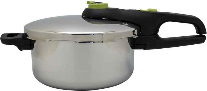 Actual product image Tefal Secure Trendy Pressure Cooker 4 l without basket moringa green (22 cm, Steam cooker, Stainless steel)