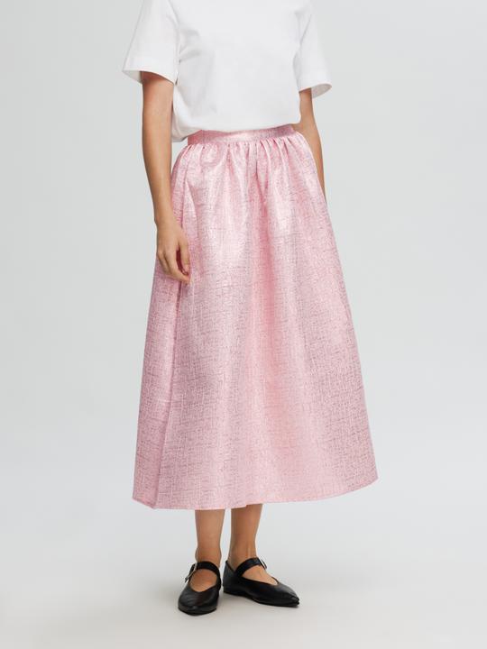 Produktbild Selected Femme Metallic Jacquard Maxirock (40)