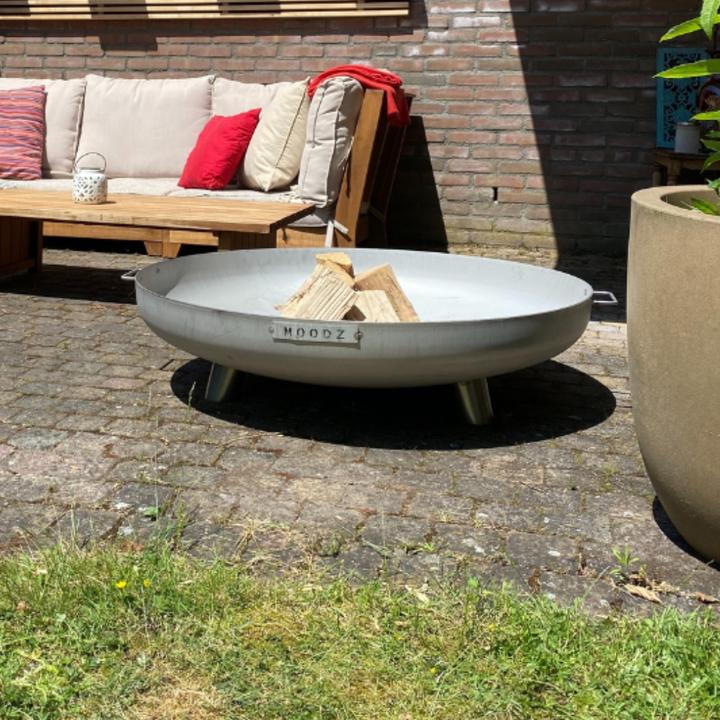 Immagine prodotto Ventaris Feuerschale mit Füssen Edelstahl Ø100 cm (100 cm)