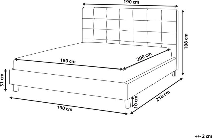 Immagine prodotto Beliani Rochelle (180 x 200 cm)