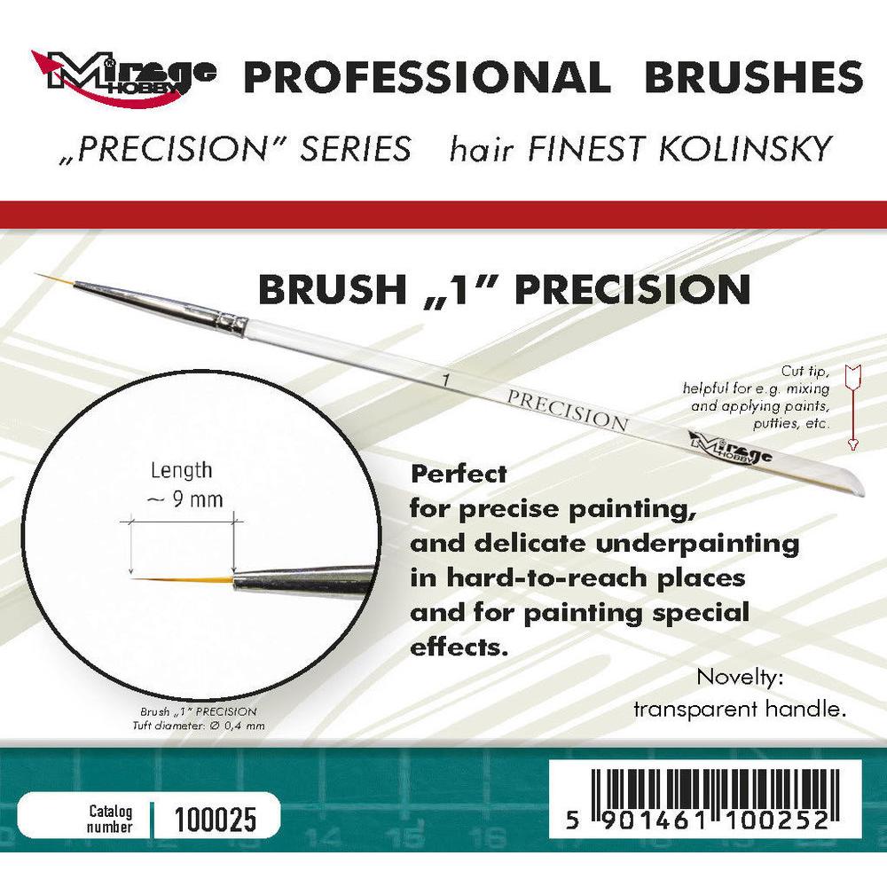 Mirage Hobby, Pinsel, Mirage Brush Precision Kolinsky Size 1