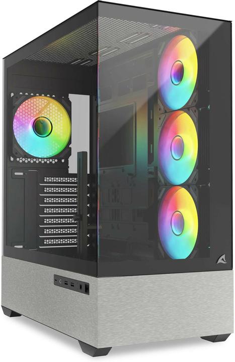 Image du produit Sharkoon AK7 ARGB (schwarz, Tempered Glass x 2) (ATX, mATX, Mini-ITX)