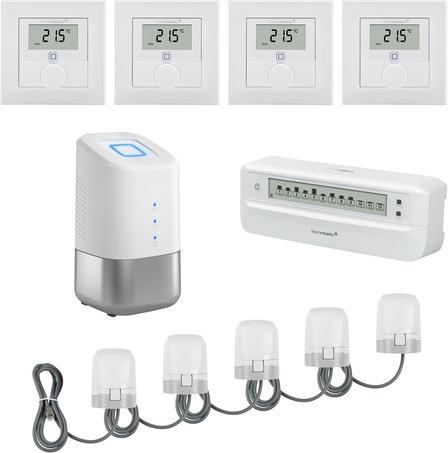 Produktbild Homematic IP HmiP HCU Set,1xHCU,4xWTH1,5xVDMOT,1xFALMOT