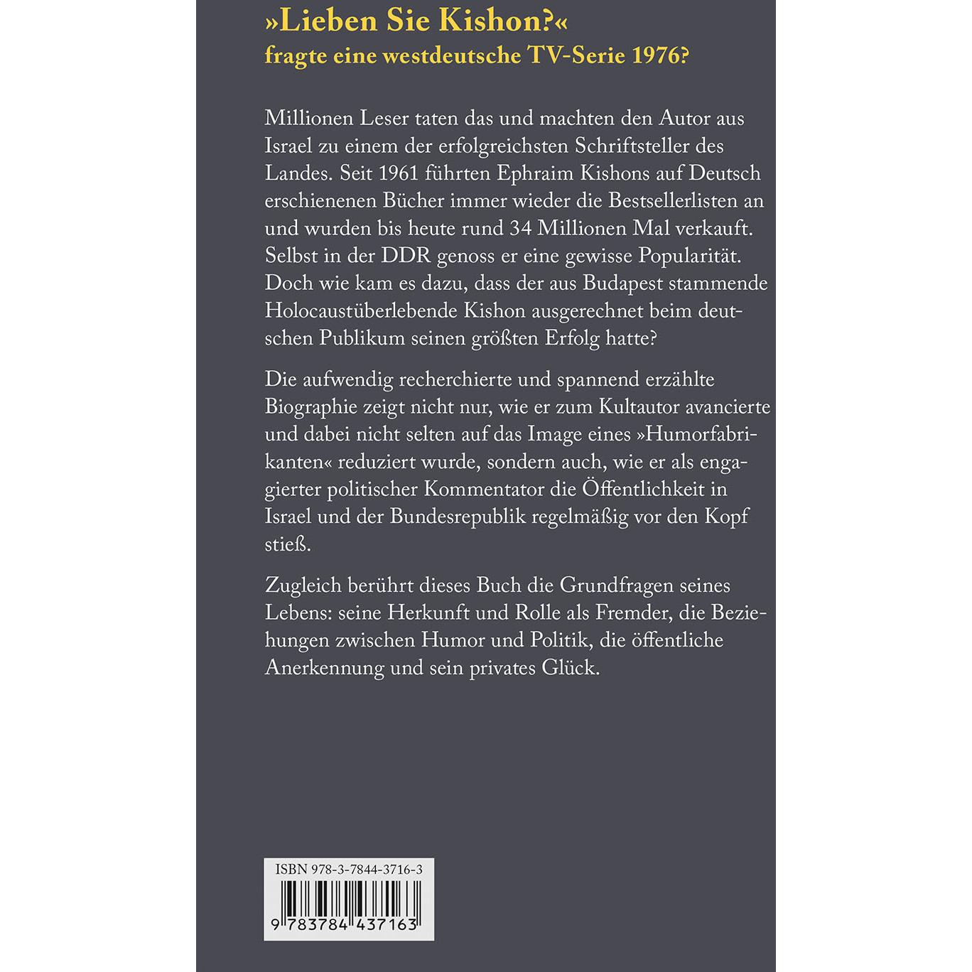 Thumbnail - Ephraim Kishon, Sachbücher von Silja Behre